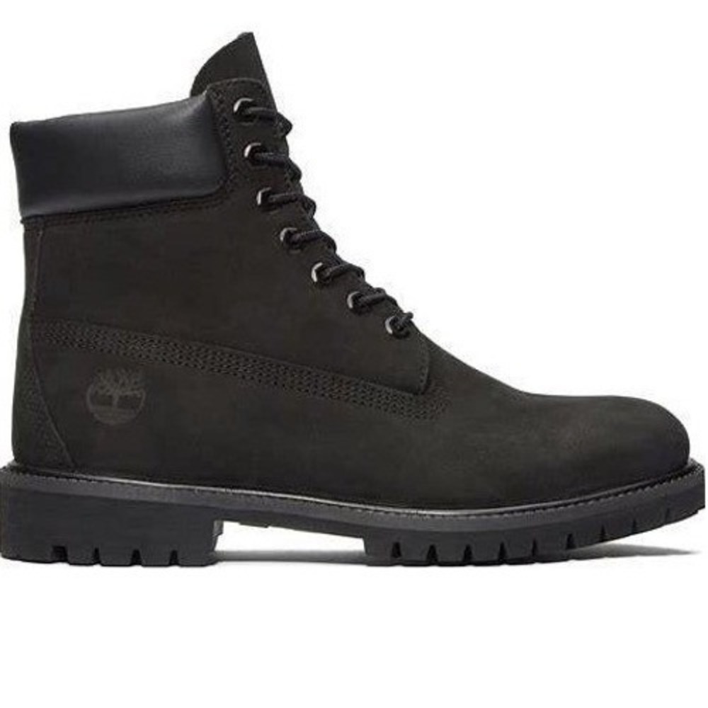Timberland 6 Inch Premium Waterproof Boots Black Nubuck 19039 Men 10.5 M New
